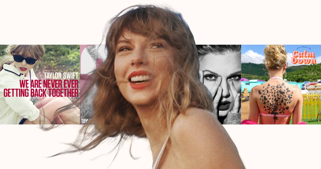 Taylor Swift's Official Top 40 biggest singles in the UK revealed