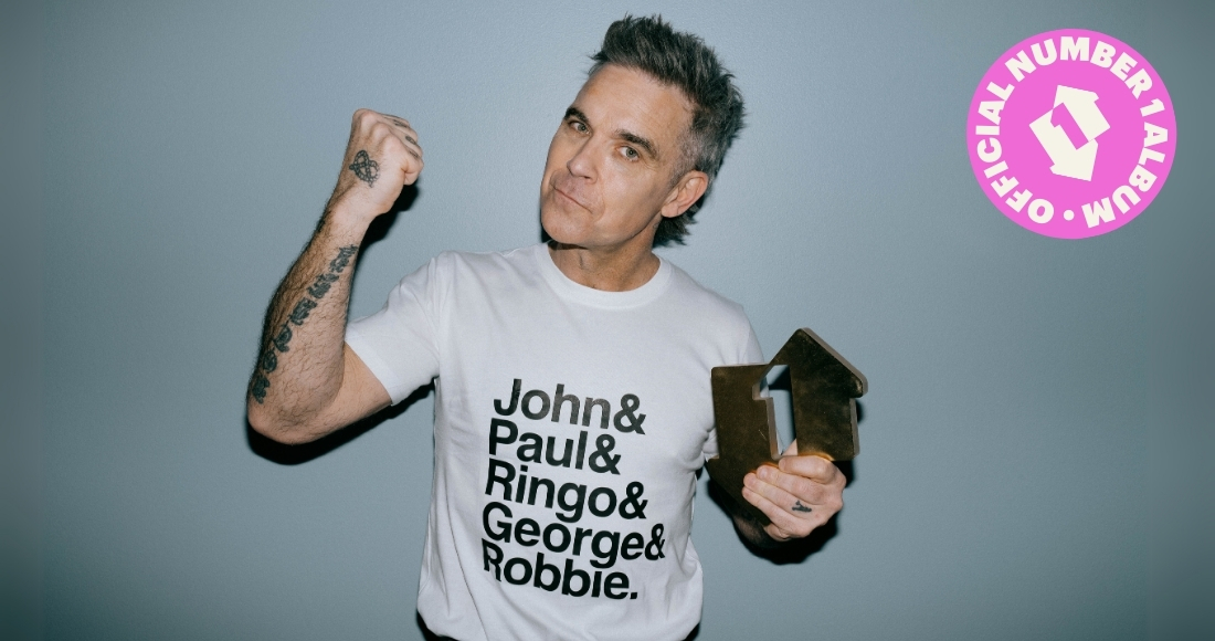 Robbie Williams matches The Beatles with 15th chart-topping album Better Man