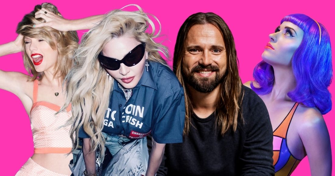 Madonna is in the studio with Max Martin, super producer behind hits by  Taylor Swift, Ariana Grande, The Weeknd and more!