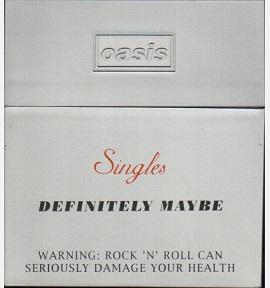 DEFINITELY MAYBE SINGLES BOX - SILVER cover art